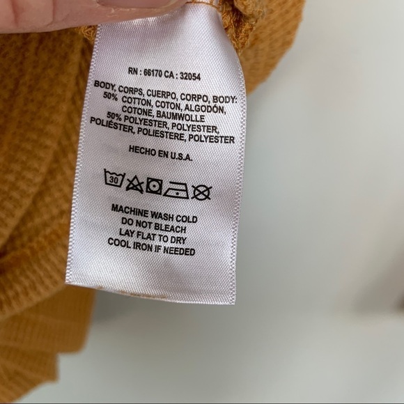 t. la Waffle Knit Long Sleeve Top Size XS - Picture 3 of 5